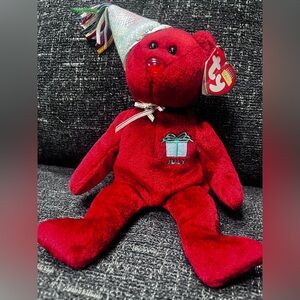 Ty Beanie Baby birthday bear July